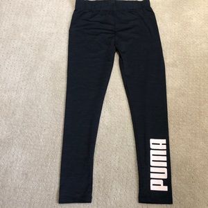 NWOT Girls Gray Puma Leggings